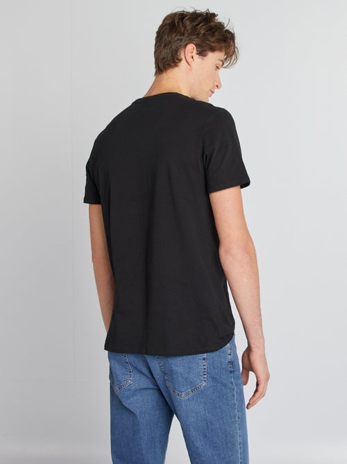 T-shirt van zuiver katoen +1m90 - Kiabi T-shirt van zuiver katoen +1m90 - Kiabi