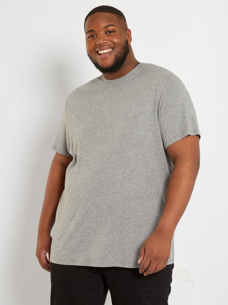 T-shirt van zuiver katoen GRIJS - Kiabi