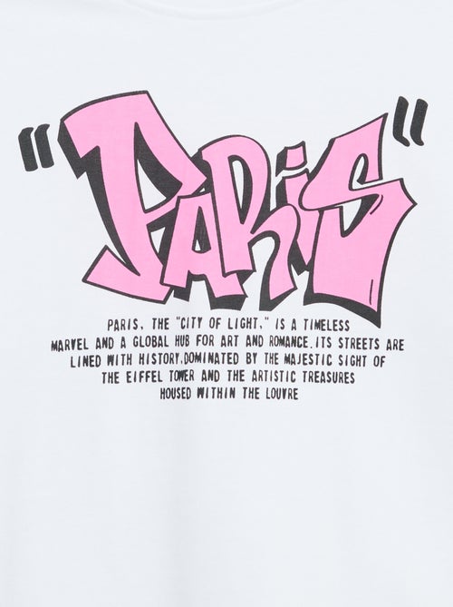 T-shirt vintage imprimé skate à manches courtes - Kiabi