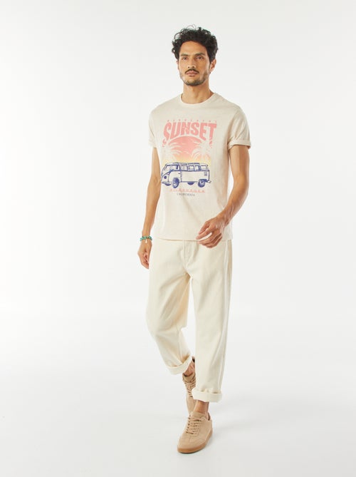 T-shirt 'Volkswagen' manches courtes - Kiabi