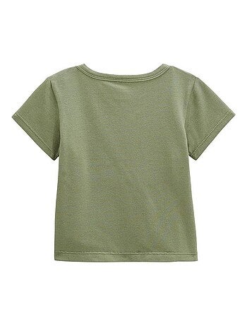T-shirt voor kinderen met pioenroosmotief
