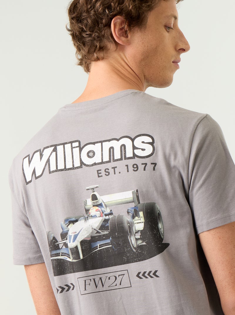 T-shirt 'Williams Racing' met korte mouwen Grijs - Kiabi