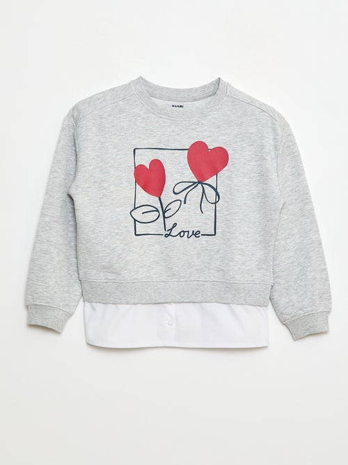 T-shirt/hemd met 2-in-1-effect - Kiabi