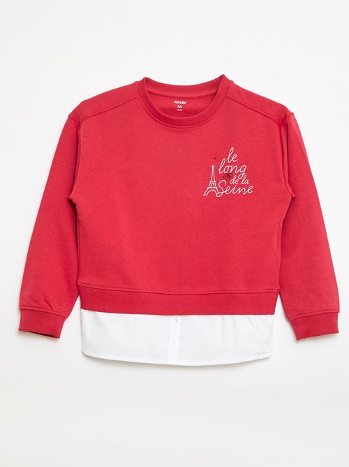 T-shirt/hemd met 2-in-1-effect - Kiabi