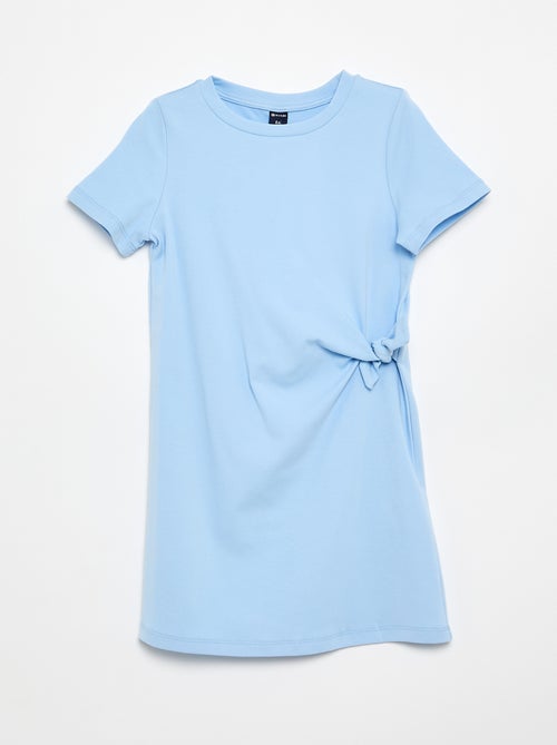 T-shirtjurk met knoop aan de zijkant - Kiabi
