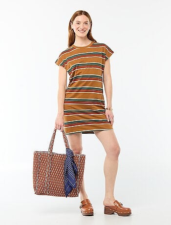 T-shirtjurk met korte mouwen