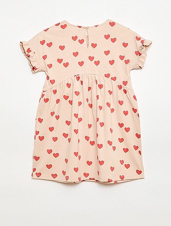 T-shirtjurk met luipaardprint