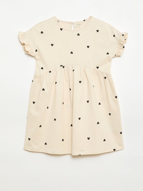 T-shirtjurk met luipaardprint - Kiabi