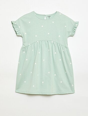 T-shirtjurk met luipaardprint