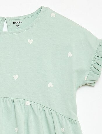 T-shirtjurk met luipaardprint