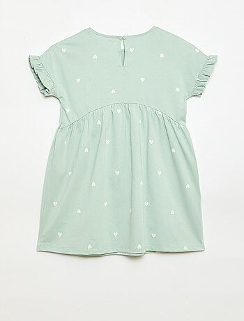 T-shirtjurk met luipaardprint