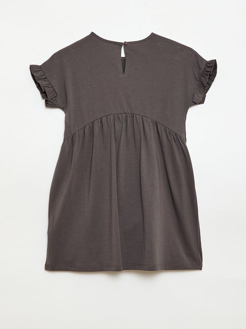 T-shirtjurk met luipaardprint - Kiabi