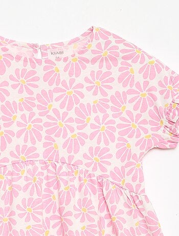 T-shirtjurk met luipaardprint