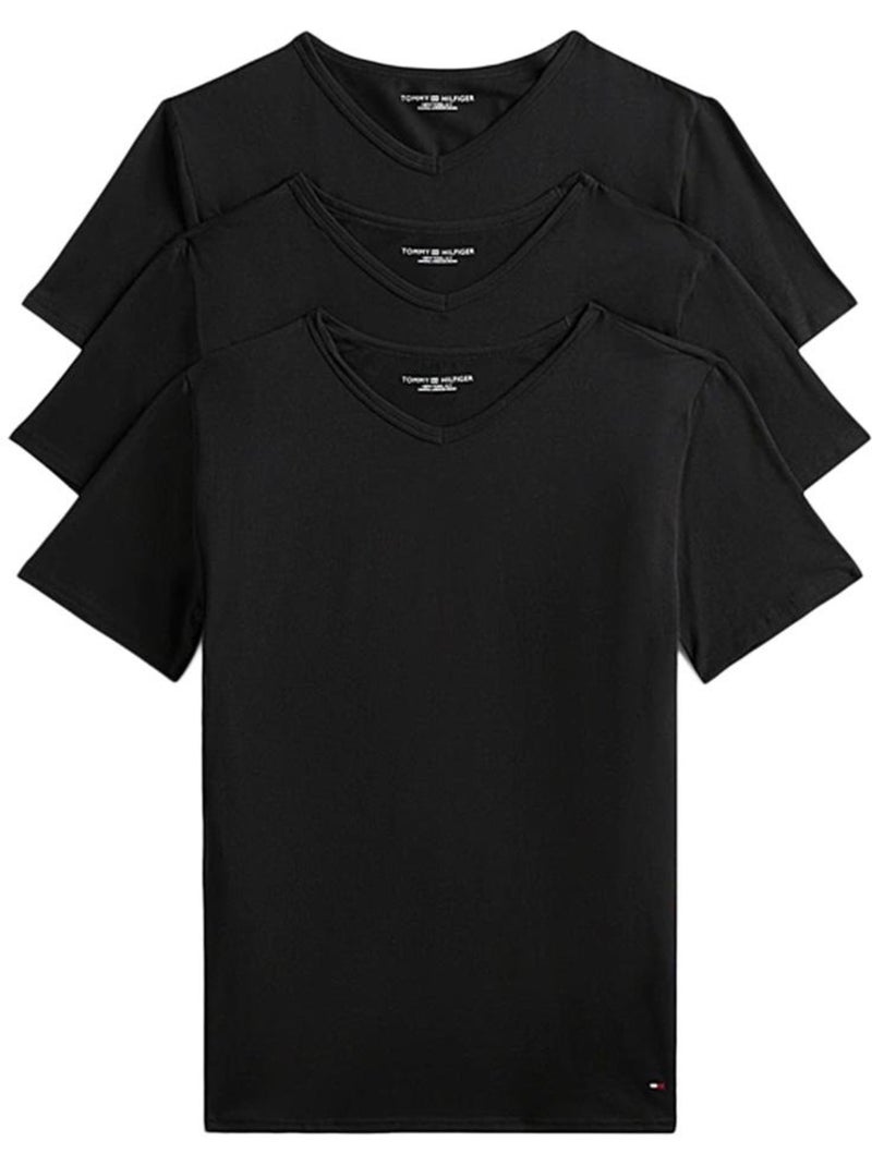 T-Shirts Homme Tommy Hilfiger Stretch Noir - Kiabi
