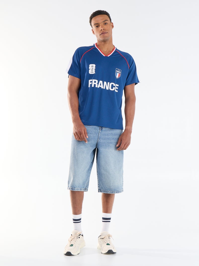 T-shirts met officiële licentie van het FIFA Wereldkampioenschap 26™ - Frankrijk Blauw - Kiabi