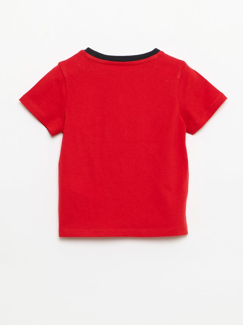 T-shirts sous licence officielle de La Coupe du Monde de la FIFA 26™ - Belgique Rouge - Kiabi