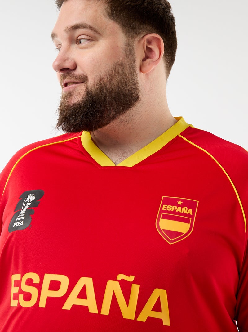 T-shirts sous licence officielle de La Coupe du Monde de la FIFA 26™ - Espagne Rouge - Kiabi