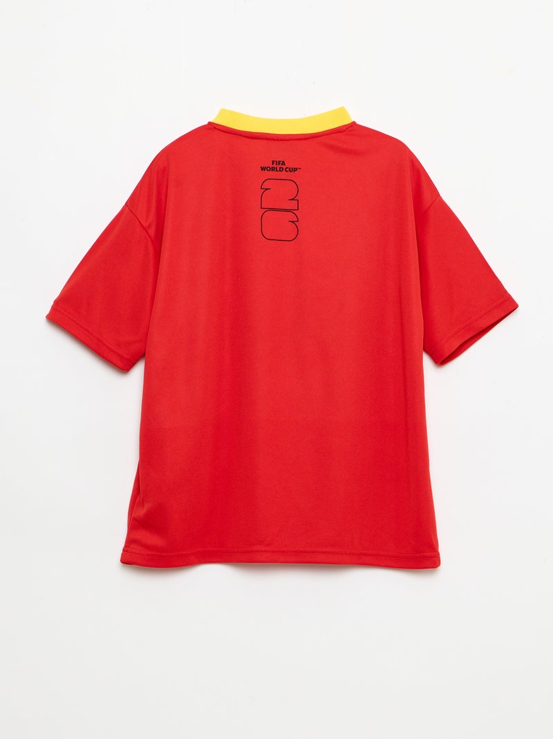T-shirts sous licence officielle de La Coupe du Monde de la FIFA 26™ - Espagne Rouge - Kiabi
