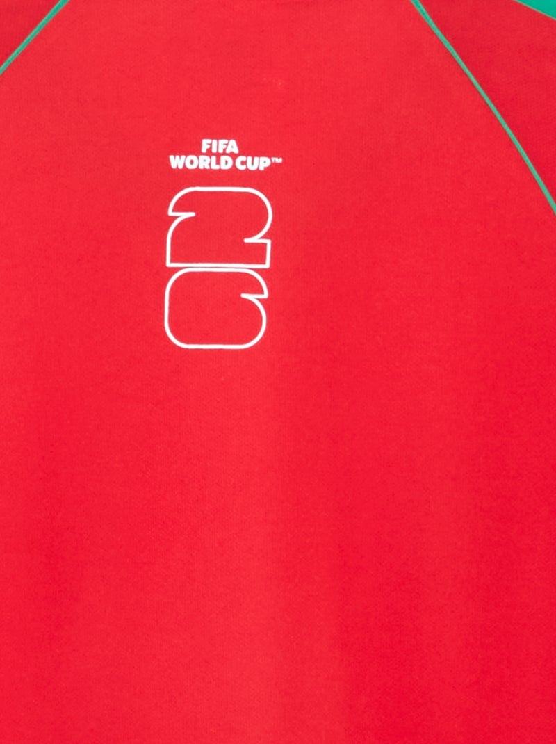T-shirts sous licence officielle de La Coupe du Monde de la FIFA 26™ - Portugal Rouge - Kiabi
