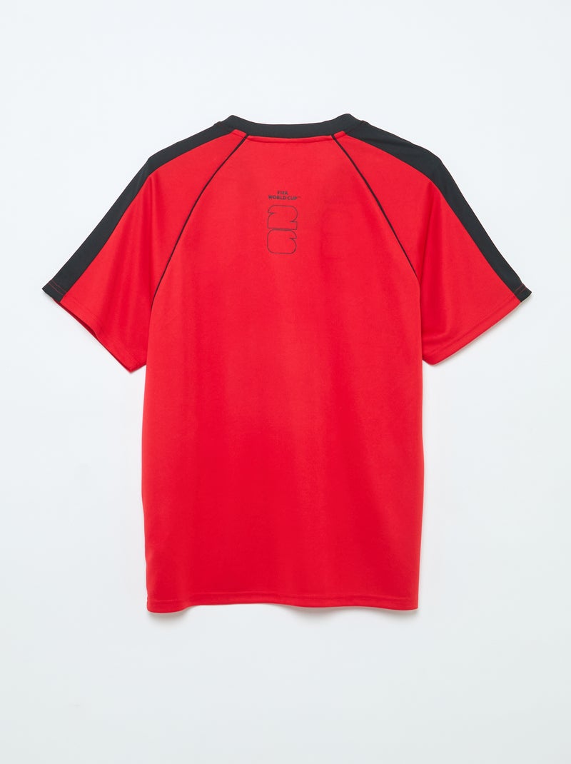 T-shirts sous licence officielle de La Coupe du Monde de la FIFA 26™- Belgique Jaune - Kiabi