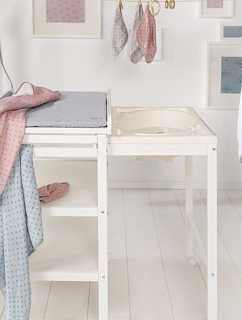 Table à langer + baignoire et matelas déperlant - ROBA