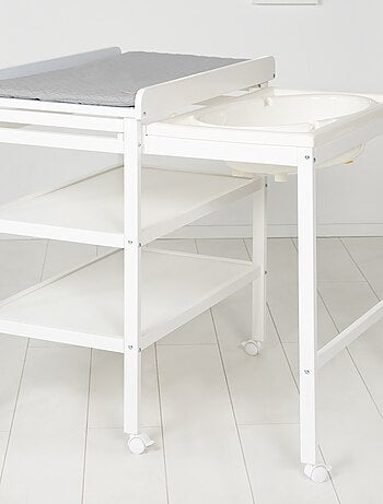 Table à langer + baignoire et matelas déperlant - ROBA