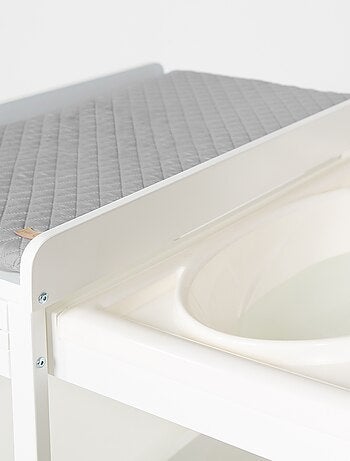 Table à langer + baignoire et matelas déperlant - ROBA