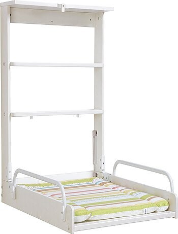 Table à langer murale rabattable + Matelas 'Dschungelbaby' - ROBA