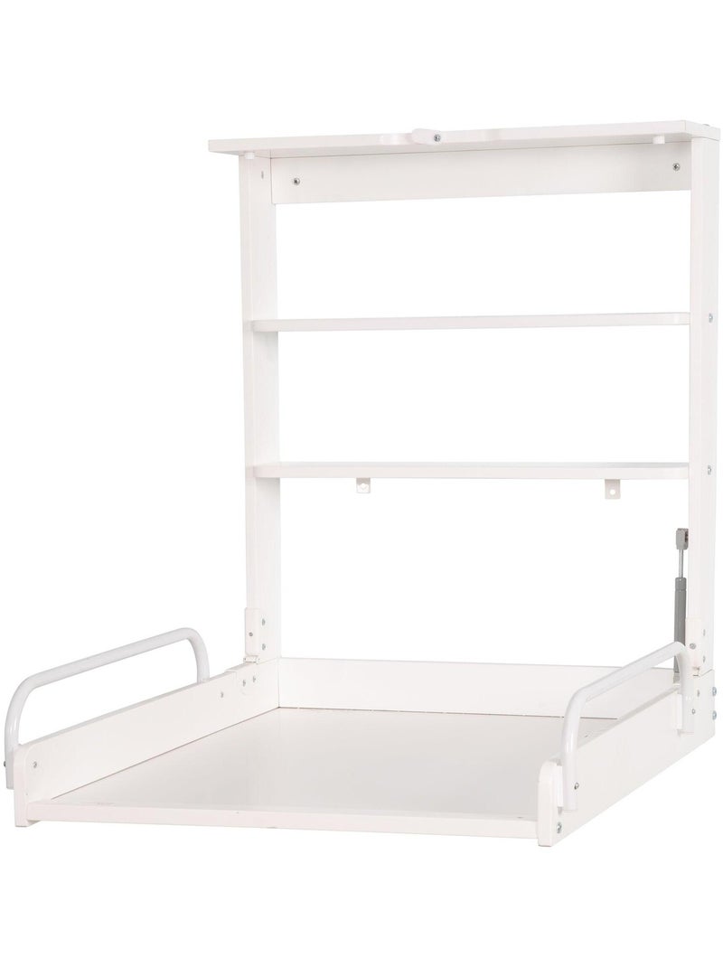 Table à langer murale rabattable + Matelas 'Dschungelbaby' - ROBA Blanc - Kiabi