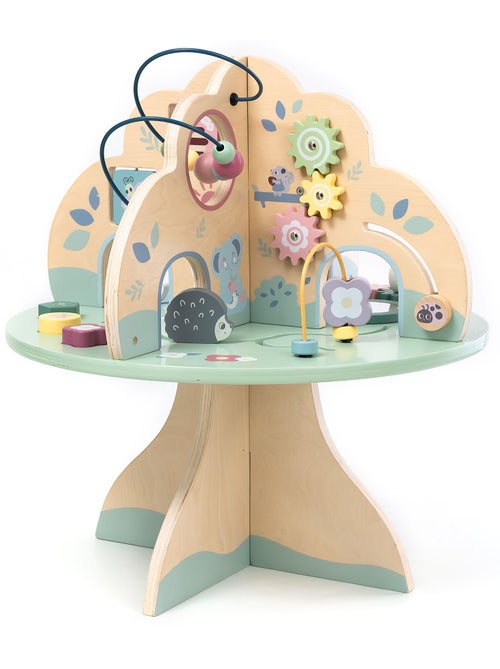 Table d'activités bois arbre d'éveil montessori mamabrum - Kiabi
