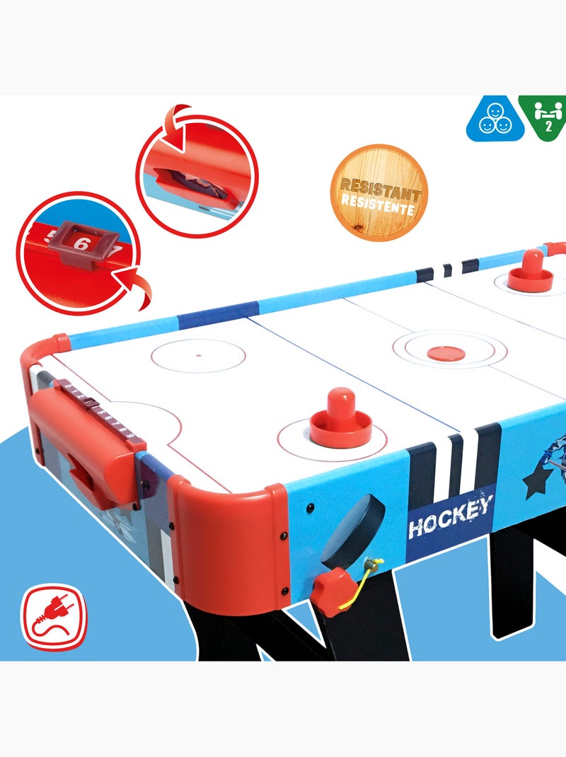 Table d'air hockey pieds pliants en bois 81x42x63 cm cb games N/A - Kiabi