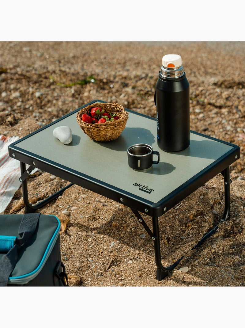 Table de camping basse pliante aktive Gris - Kiabi