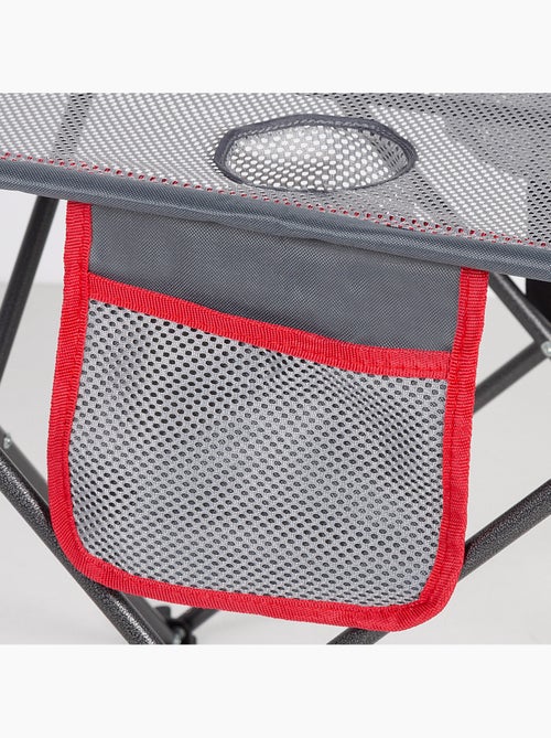 Table de camping pliante avec porte-gobelets et poche aktive - Kiabi Table de camping pliante avec porte-gobelets et poche aktive - Kiabi