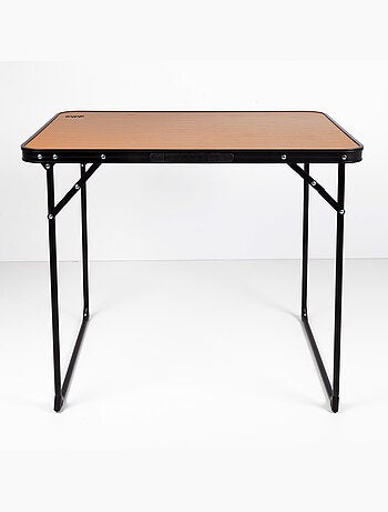 Table de camping pliante en bambou avec poignée de transport aktive