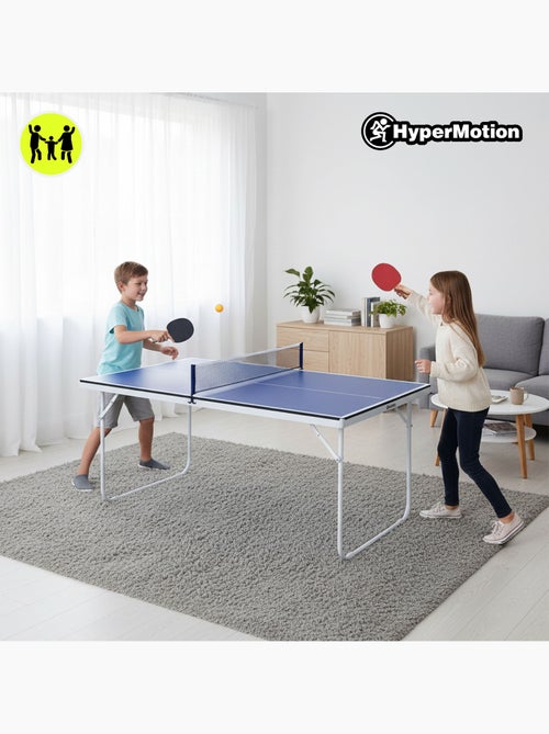 Table de ping-pong hypermotion pliable et portable – kit complet intérieur enfants et adultes - Kiabi Table de ping-pong hypermotion pliable et portable – kit complet intérieur enfants et adultes - Kiabi