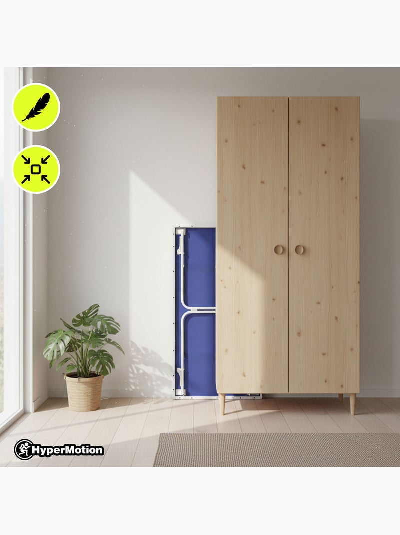 Table de ping-pong hypermotion pliable et portable – kit complet intérieur enfants et adultes Bleu - Kiabi