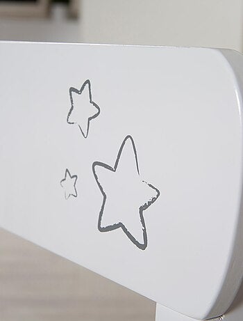 Table enfant + 2 chaises en bois motif étoile 'Little Stars' ROBA