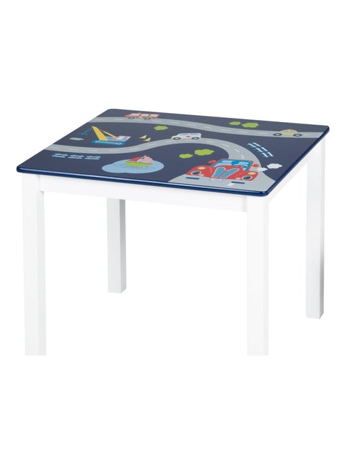Table enfant + 2 chaises en bois motif voitures 'Rennfahrer' ROBA - Kiabi Table enfant + 2 chaises en bois motif voitures 'Rennfahrer' ROBA - Kiabi