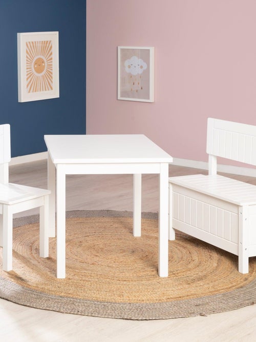 Table enfant en bois massif ROBA - Kiabi Table enfant en bois massif ROBA - Kiabi