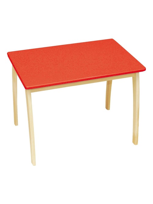 Table enfant rectangulaire en bois massif ROBA - Kiabi Table enfant rectangulaire en bois massif ROBA - Kiabi
