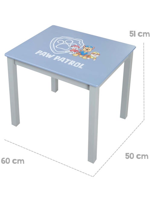 Table et 2 chaises enfant en bois massif Pat'Patrouille ROBA - Kiabi Table et 2 chaises enfant en bois massif Pat'Patrouille ROBA - Kiabi
