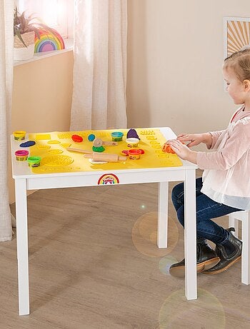 Table et chaise + 6 pots de pâte à modeler et accessoires Roba x Play-Doh