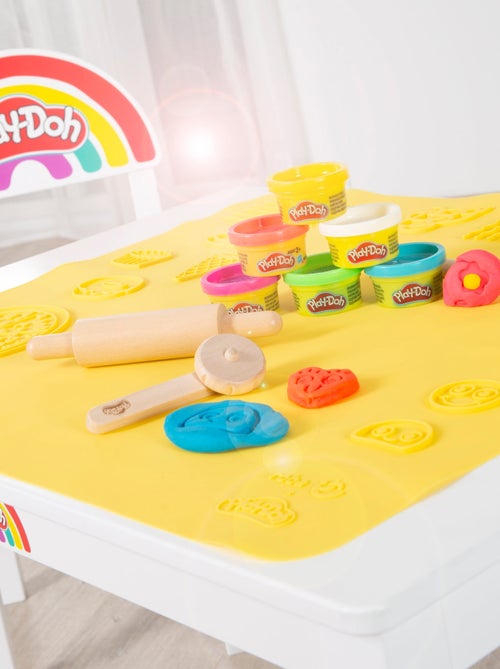 Table et chaise + 6 pots de pâte à modeler et accessoires Roba x Play-Doh - Kiabi