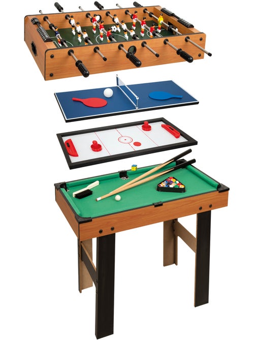 Table multijeux 4 en 1 avec pieds cb games - Kiabi Table multijeux 4 en 1 avec pieds cb games - Kiabi