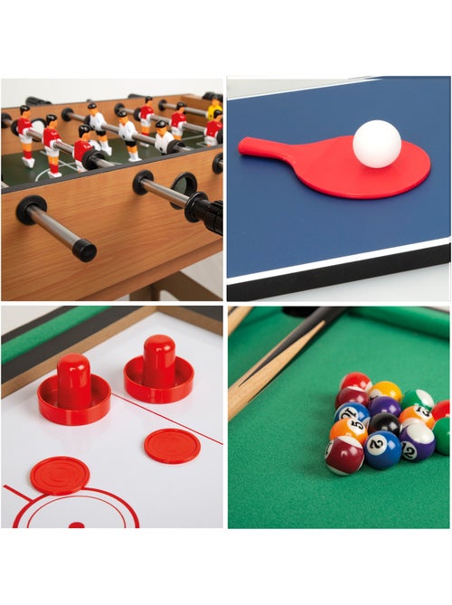 Table multijeux 4 en 1 avec pieds cb games - Kiabi Table multijeux 4 en 1 avec pieds cb games - Kiabi