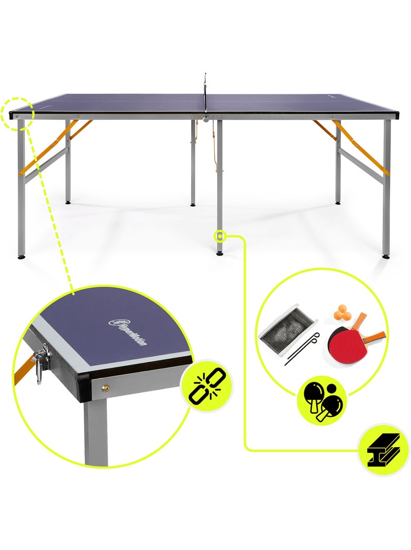 Table ping-pong hypermotion pliable portable 180x92 - filet 2 raquettes 3 balles N/A - Kiabi