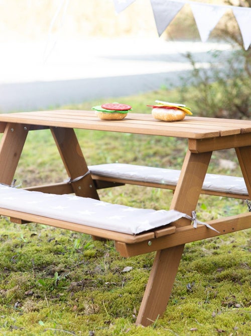 Table pique-nique enfants + 2 coussins 'Roba picnic for 4' - Kiabi