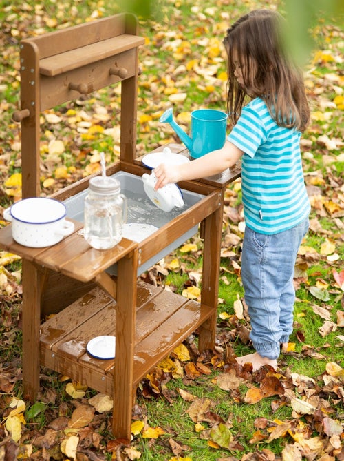 Table sable et eau en bois massif résistant 'Midi' ROBA - Kiabi