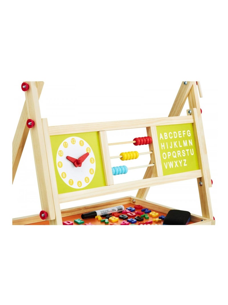 Tableau enfant double face magnétique et craie bois mamabrum N/A - Kiabi