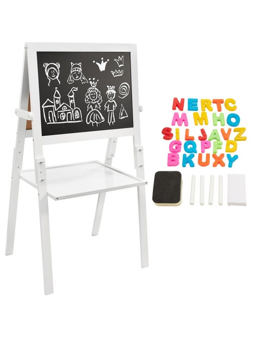 Tableau enfant double face magnétique et craie mamabrum - Kiabi Tableau enfant double face magnétique et craie mamabrum - Kiabi
